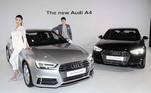 아우디코리아의 신작 준중형 세단 ‘뉴 아우디 A4’. (사진제공=아우디코리아)