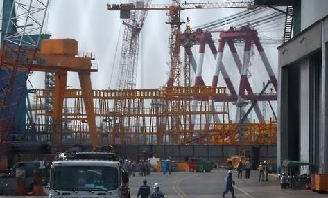 현대중공업이 생산직 구조조정 계획을 발표했다. 울산 현대중공업 모습. (사진=연합뉴스)