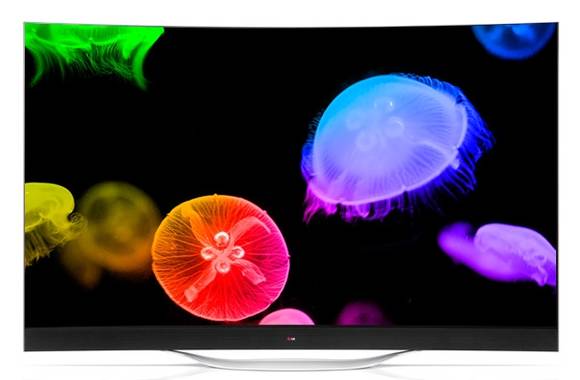 LG전자의 77인치 커브드 OLED UHD TV. (사진=LG전자)