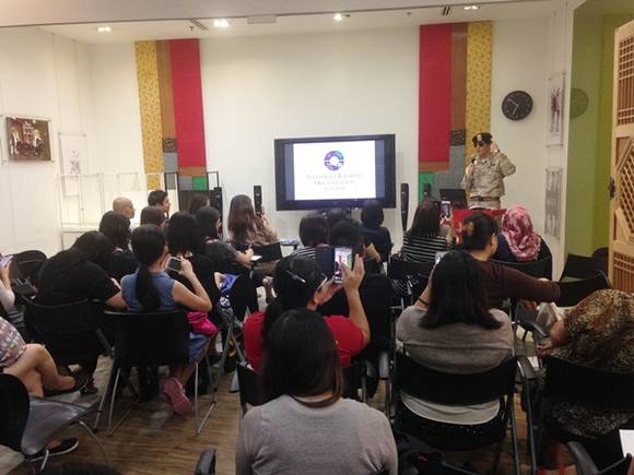 지난 4월 경기관광공사가 싱가포르 현지에서 펼친 경기관광 설명회(사진=경기관광공사)