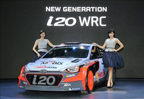 현대차의 ‘i20 WRC 랠리카’. (사진=연합뉴스)