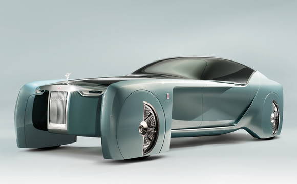 ‘롤스로이스 비전 넥스트 100’의 전측면부. (사진제공=롤스로이스)