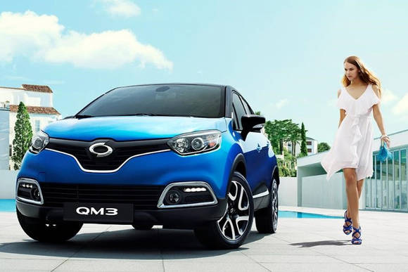 칸느의 푸른 바다를 연상시키는 ‘QM3 칸느 블루 스페셜 에디션’. (사진제공=르노삼성차)
