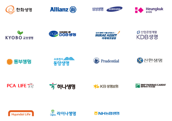 생명보험사회공헌위원회 협약사. (사진=생보사회공헌위)