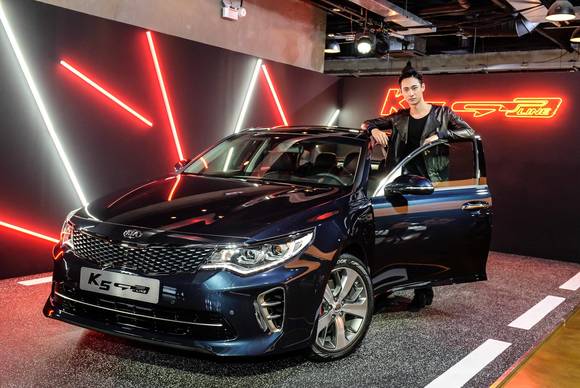‘2017 K5’ 사진영상발표회 현장. (사진제공=기아자동차)