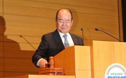 지난달 13일 열린 임시주주총회 당시 정성립 대우조선해양 사장. (사진=연합뉴스)