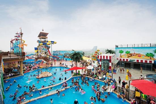 도심형 복합놀이공간 원마운트 워터파크 옥상 전경(사진= 원마운트)