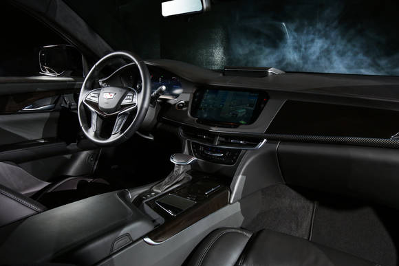 캐딜락 CT6의 인테리어. (사진제공=캐딜락)