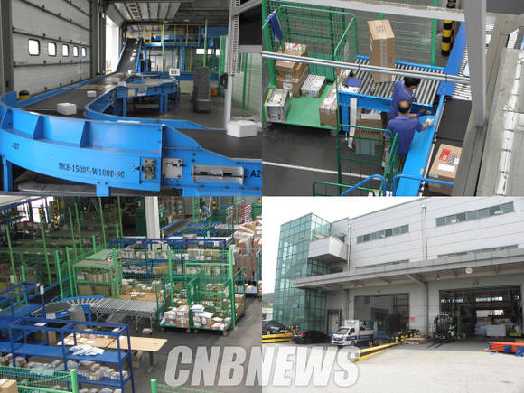 현대로지스틱스 국제특송장. (사진=이성호 기자)