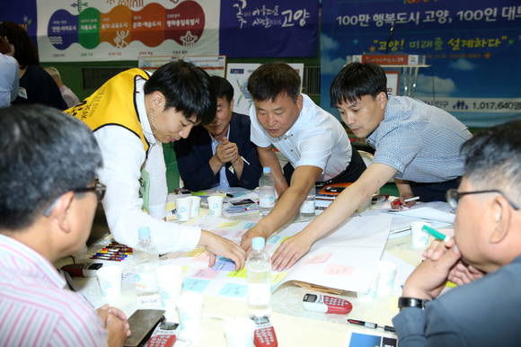 지난 2015년 100만 시민 대토론회 장면.(사진= 고양시)