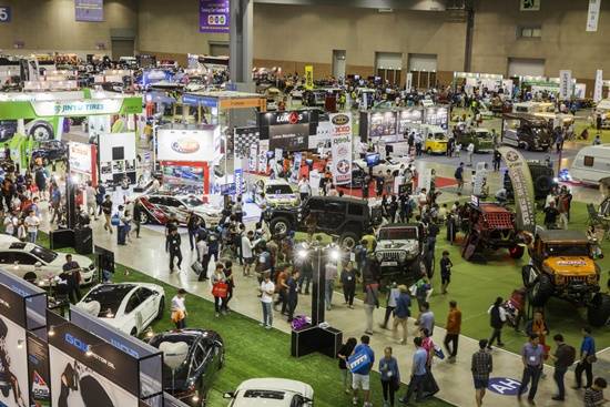 2015오토모티브위크가 열린 킨텍스 전시장 전경(사진= 킨텍스)