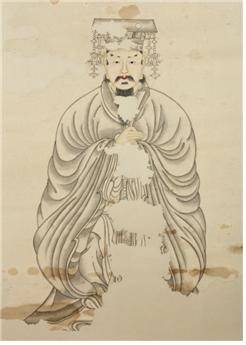 경순왕 영정 초본.