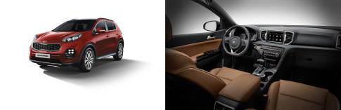 2017년형 스포티지 내외부 모습. (사진=기아자동차)