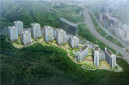 용인 기흥 스프링카운티자이 조감도. (사진=GS건설)