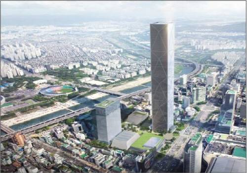 서울 강남구 삼성동 현대자동차그룹 부지 조감도. (사진=서울시)