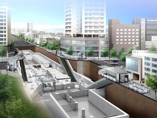 서울지하철 9호선 918공구 현장 조감도. (사진=SK건설)