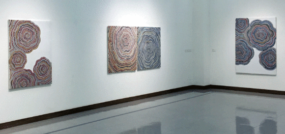 성남아트센터 큐브미술관에서 전시되고 있는 작품들 (사진=성남문화재단)