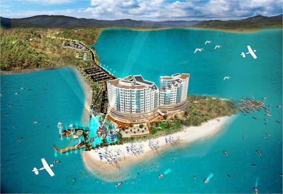 신안 압해도에 들어설 '다솜리조트' 조감도.