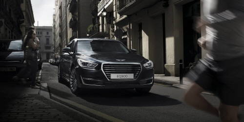 제네시스 G90(한국명 EQ 900). (사진=제네시스 홈페이지)