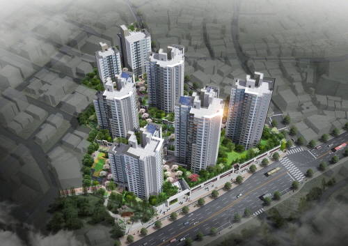 효창지구 용산 롯데캐슬 센터포레 조감도. (사진=롯데건설)