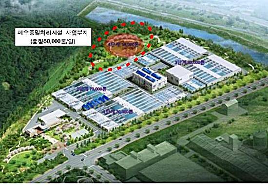 파주 LG디스플레이 추가 폐수종말처리 시설 조감도(사진= 파주시)