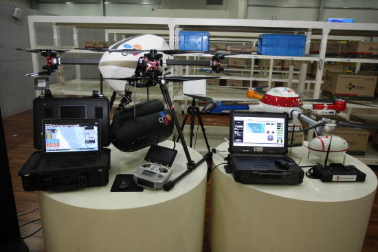 드론 운영 장비. (사진=TES이노베이션센터)