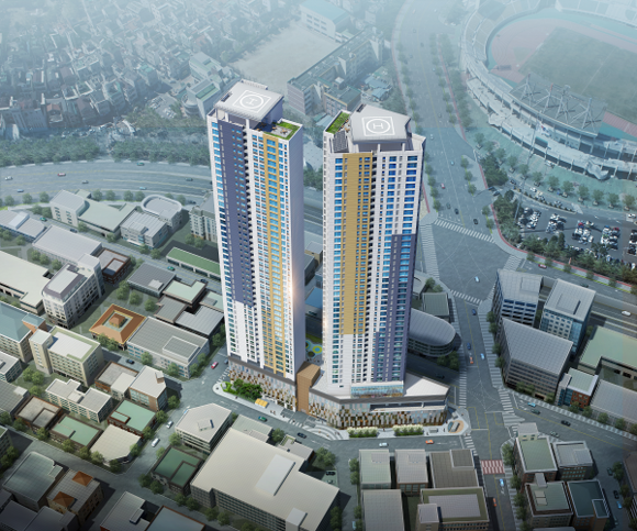 '양산 금호리첸시아' 조감도. (사진=금호건설)